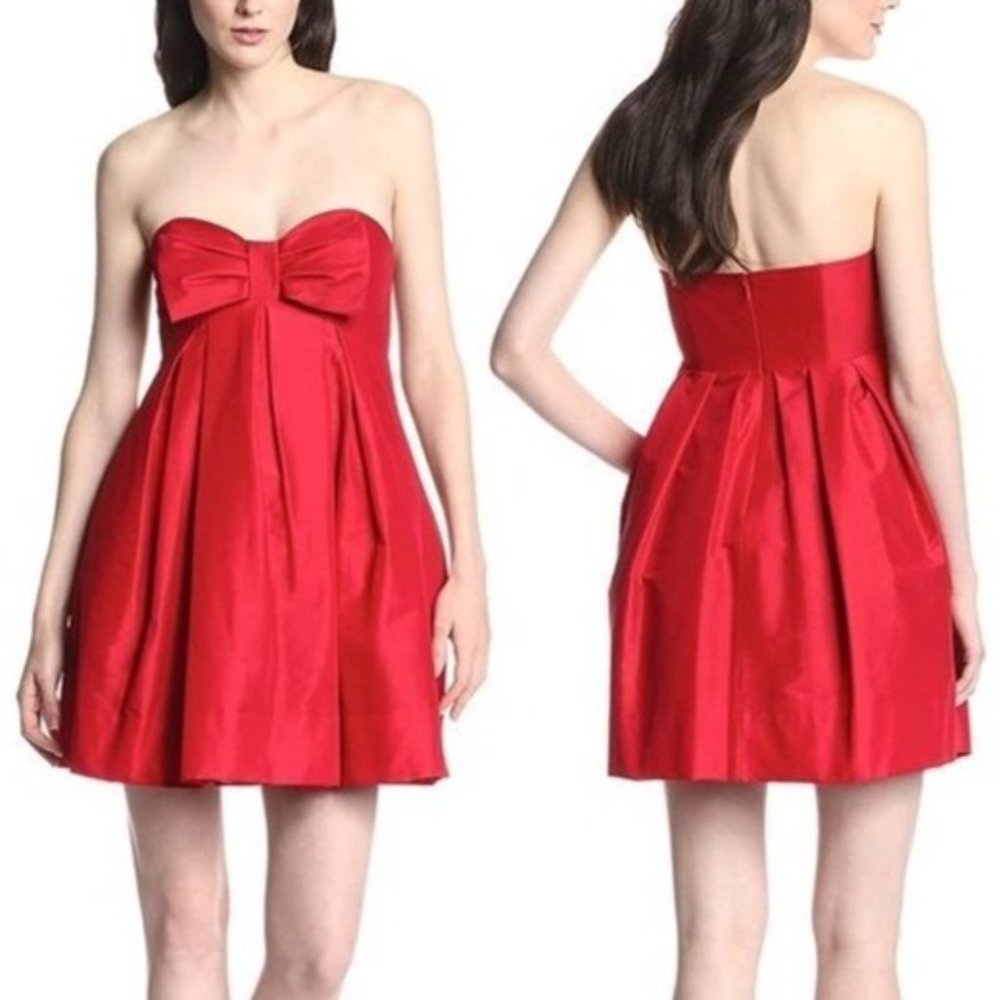 JILL JILL STUART X ANTHROPOLOGIE - 12 - Red Bow Dress